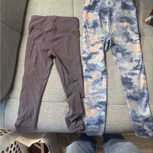 Athleta girls chitchat legging bundle Size 7